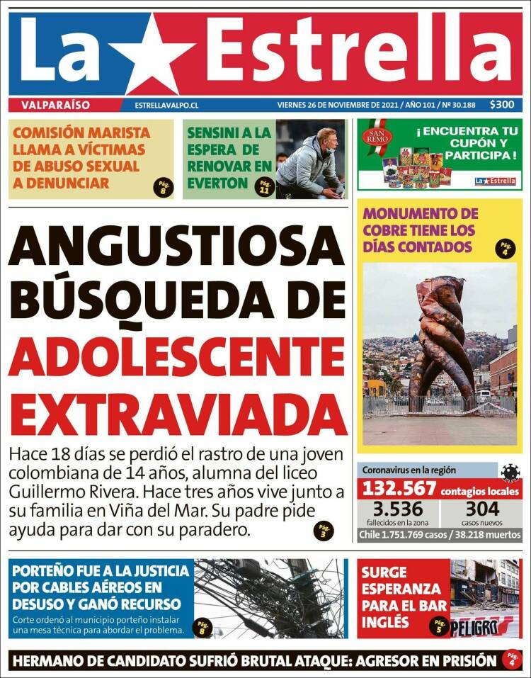 Portada de Estrella de Valparaiso (Chile)