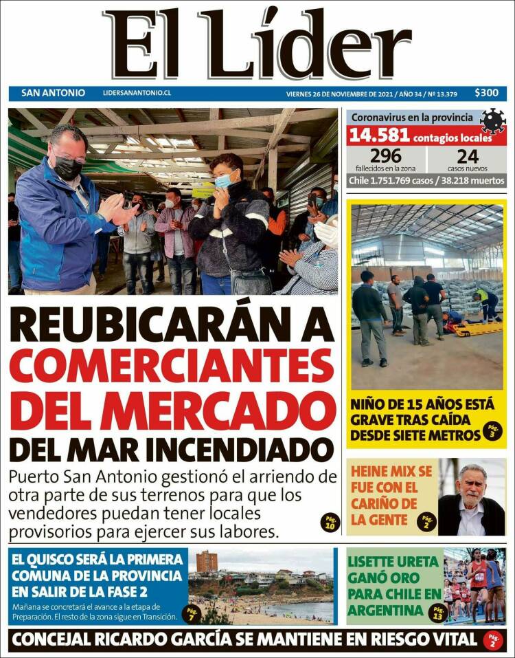 Portada de Lider de San Antonio (Chile)