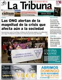 Portada de La Tribuna de Ciudad Real (Espagne)