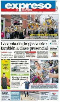 Portada de Expreso (Ecuador)