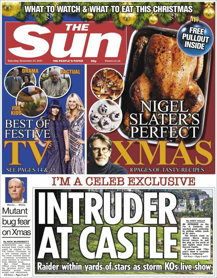 Portada de The Sun (Reino Unido)