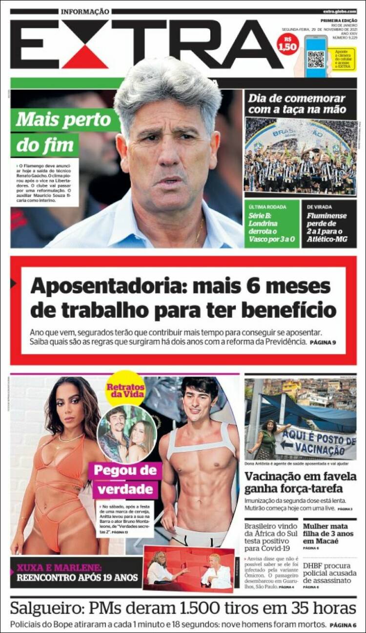 Portada de Extra (Brasil)