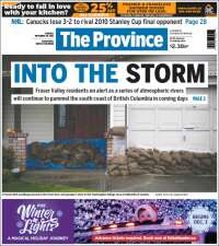 Portada de The Province (Canadá)