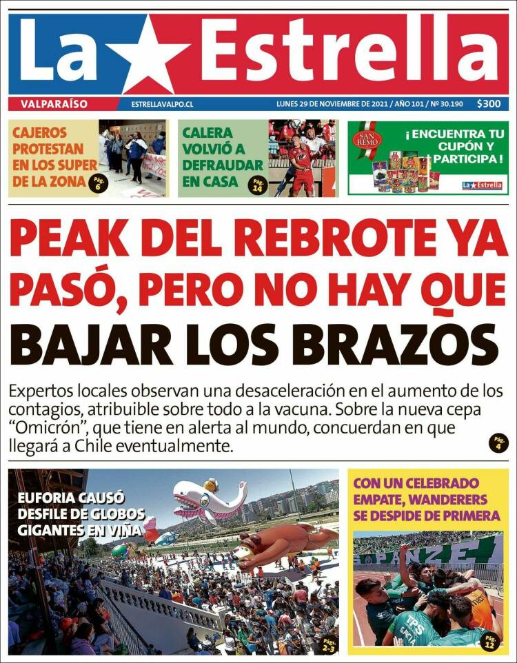 Portada de Estrella de Valparaiso (Chile)