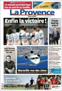 Portada de La Provence (Francia)
