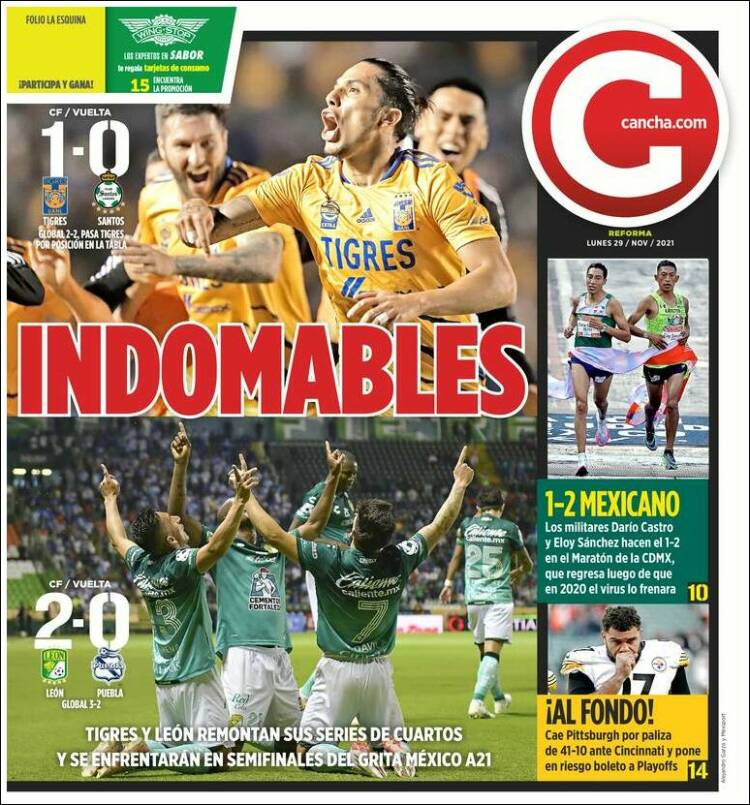 Portada de Cancha (México)