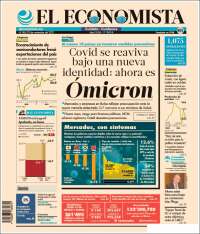 Portada de El Economista (México)