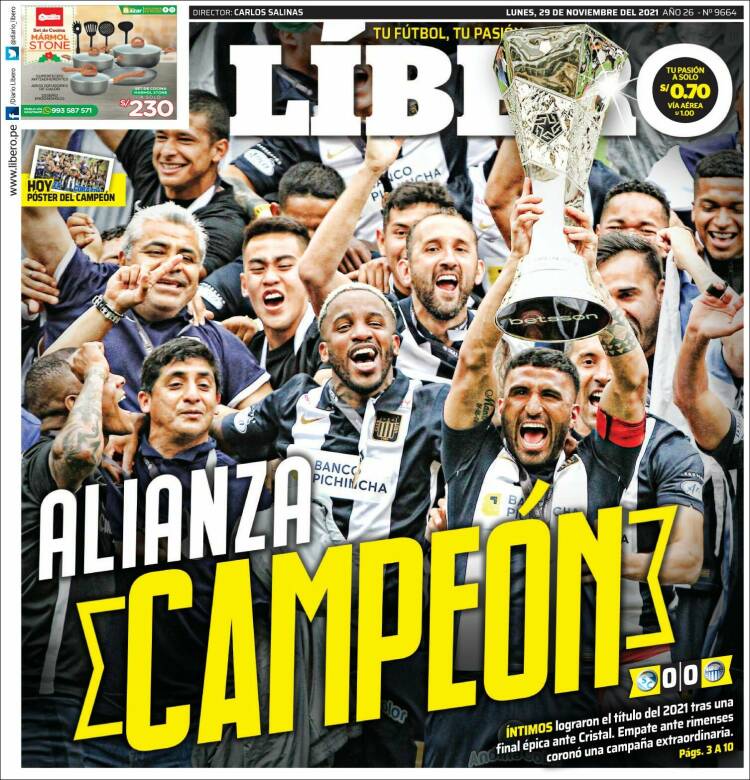 Portada de Líbero (Per&uacute;)