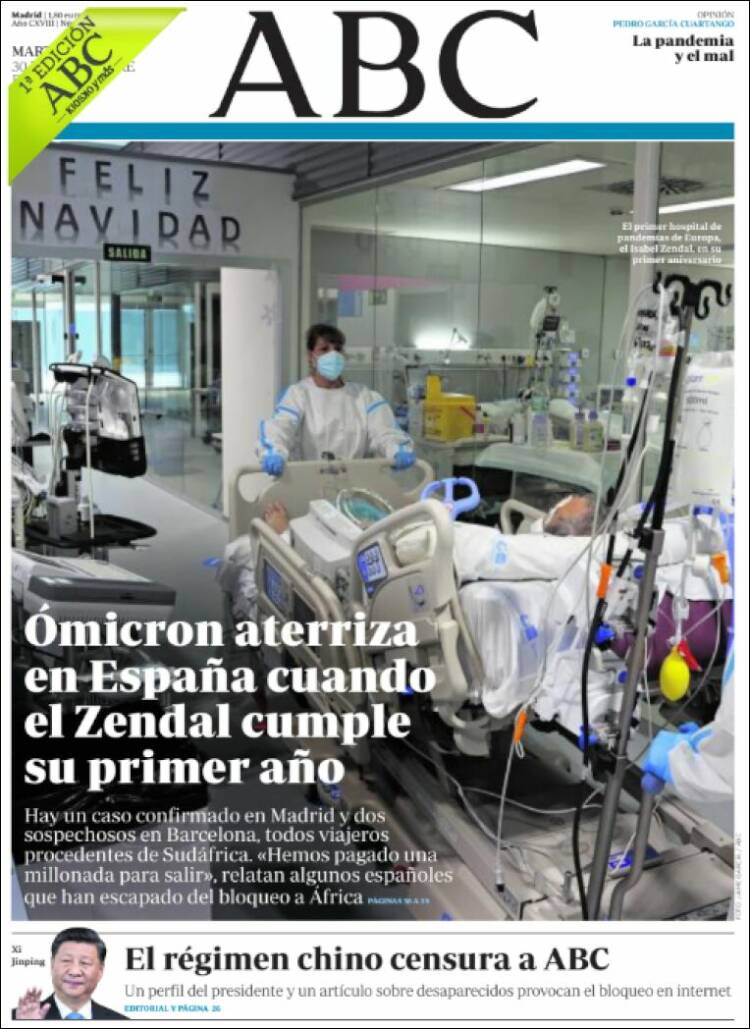 Portada de ABC (Espa&ntilde;a)