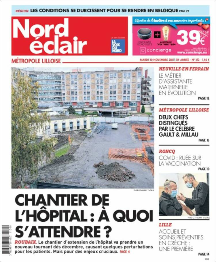 Portada de Nord Éclair (Francia)