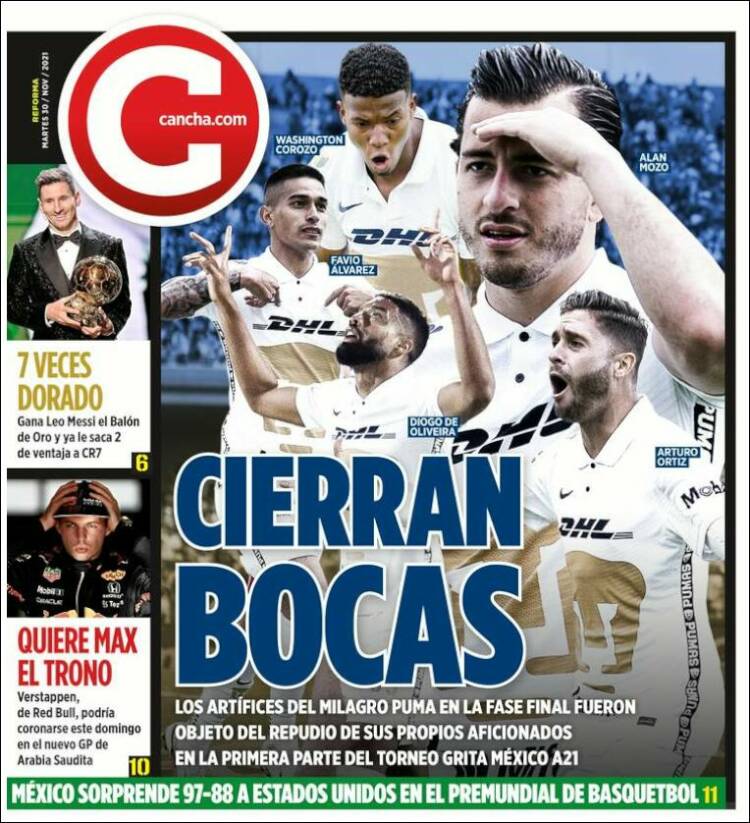 Portada de Cancha (M&eacute;xico)
