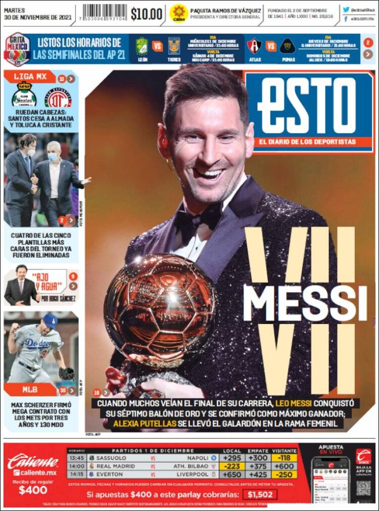 Portada de Esto (M&eacute;xico)