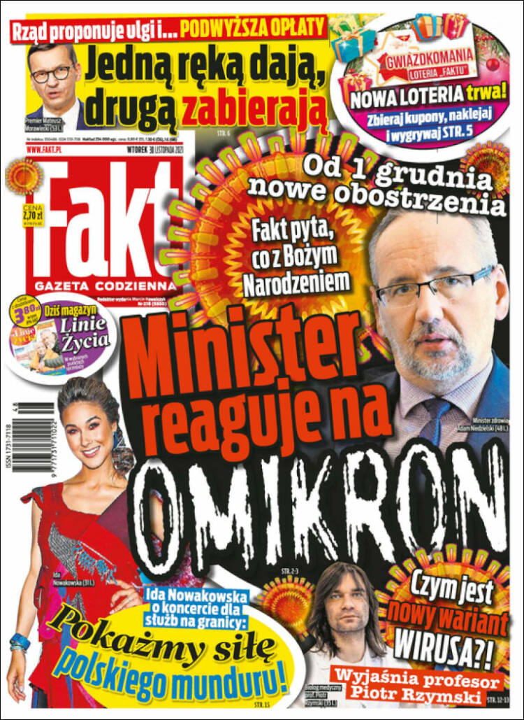 Portada de Fakt (Polonia)