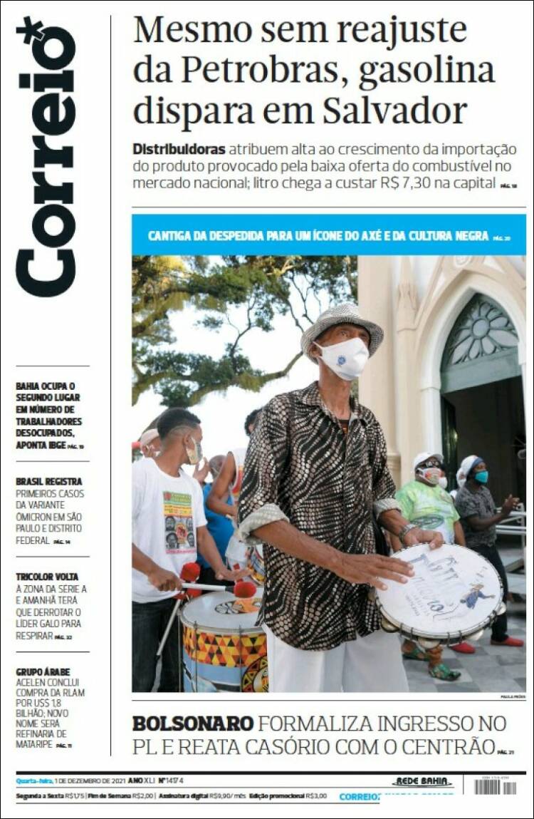 Portada de Correio* (Brasil)