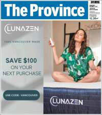 Portada de The Province (Canadá)