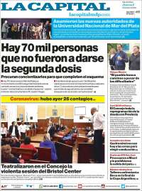 Portada de Diario La Capital - Mar del Plata (Argentina)