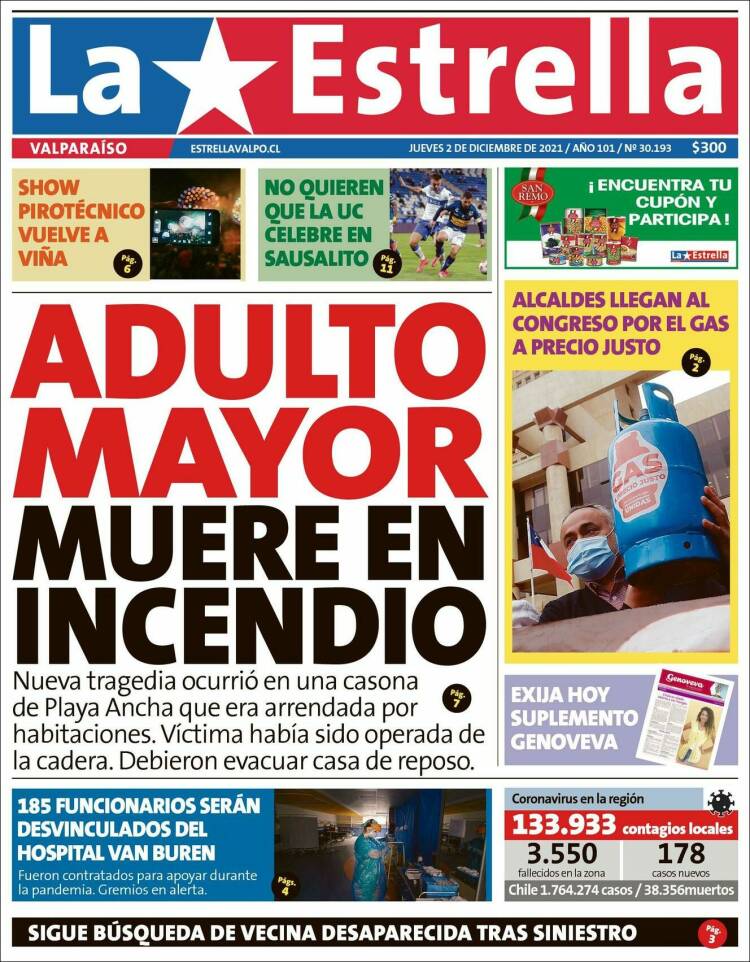 Portada de Estrella de Valparaiso (Chile)
