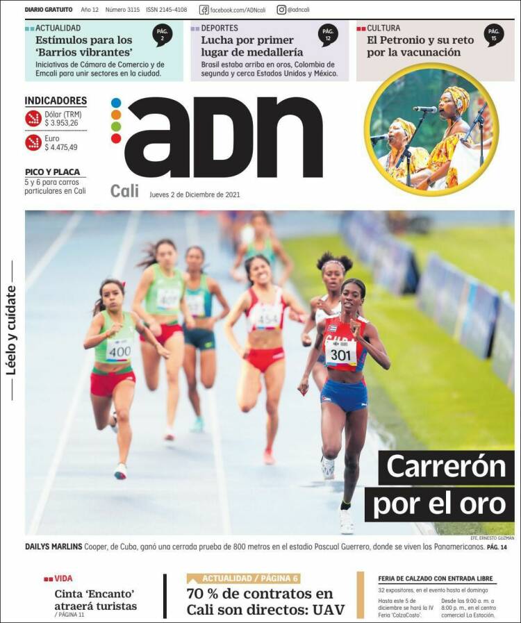 Portada de ADN - Cali (Colombia)