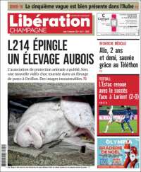 Portada de Libération Champagne (Francia)