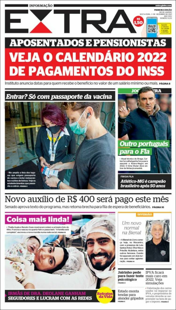 Portada de Extra (Brasil)