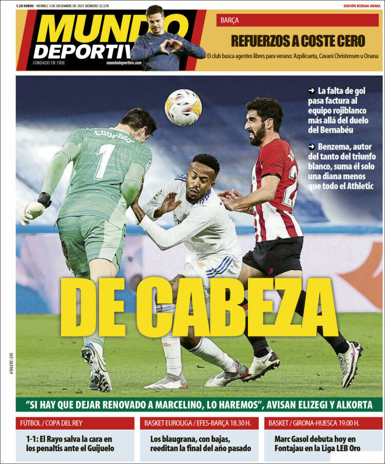 Portada de Mundo Deportivo Bizkaia (Espa&ntilde;a)