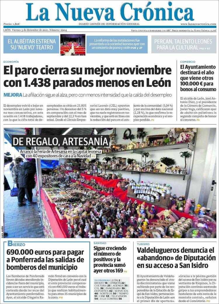 Portada de La Nueva Crónica (Espa&ntilde;a)