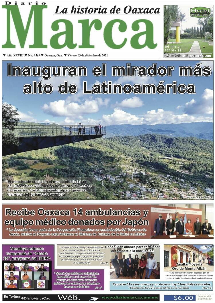 Portada de Diario Marca (México)