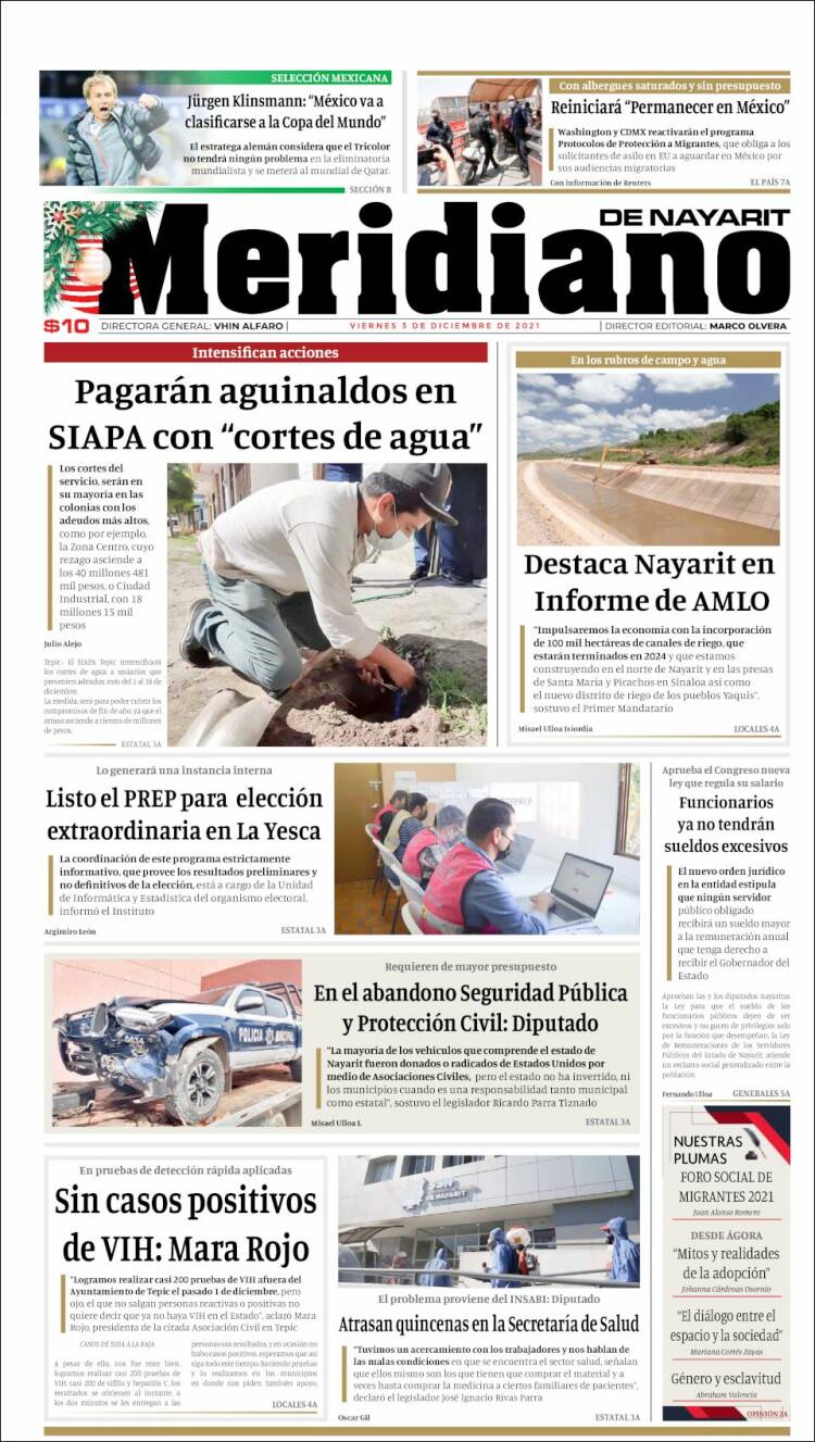 Portada de Meridiano (Mexico)