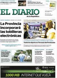 Portada de Diario de la República (Argentina)