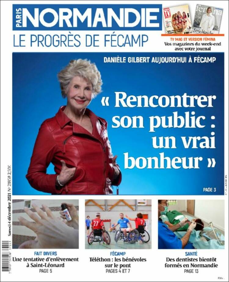 Portada de Progres de Fecamp (France)