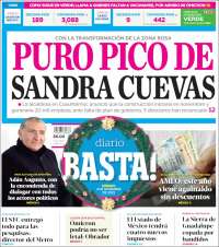 Portada de Diario Basta (Mexique)