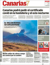 Portada de Canarias 7 (España)