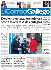 Portada de El Correo Gallego (España)