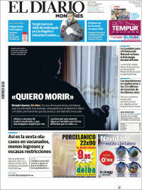 Portada de El Diario Montañés (España)