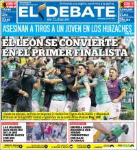 Portada de El Debate de Culiacán (M&eacute;xico)