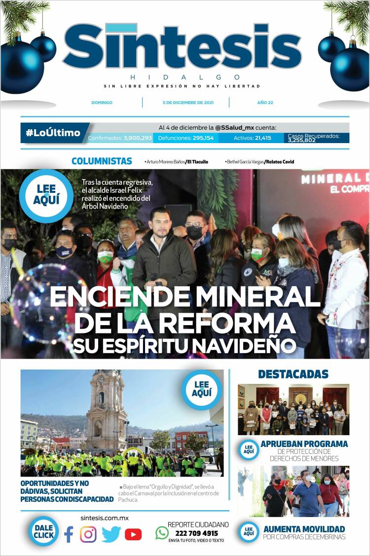 Portada de Sistesis - Hidalgo (M&eacute;xico)