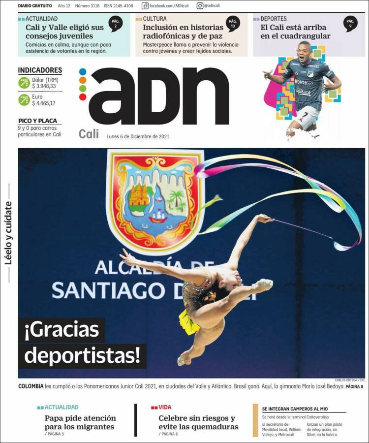 Portada de ADN - Cali (Colombia)