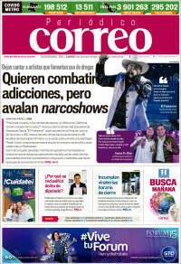 Portada de Correo - El diario del Estado de Guanajuato (M&eacute;xico)