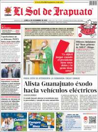 Portada de El Sol de Irapuato (M&eacute;xico)