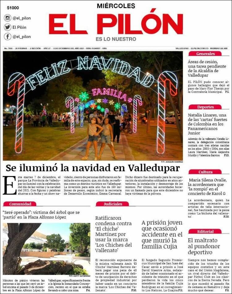 Portada de El Pilón (Colombia)