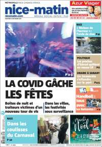 Portada de Nice-Matin (Francia)