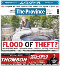 Portada de The Province (Canadá)