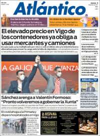 Portada de Atlántico Diario (España)