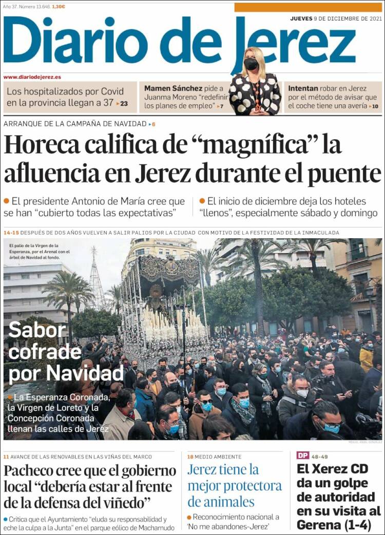 Portada de Diario de Jerez (España)