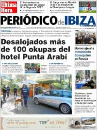 Portada de Periódico de Ibiza (España)