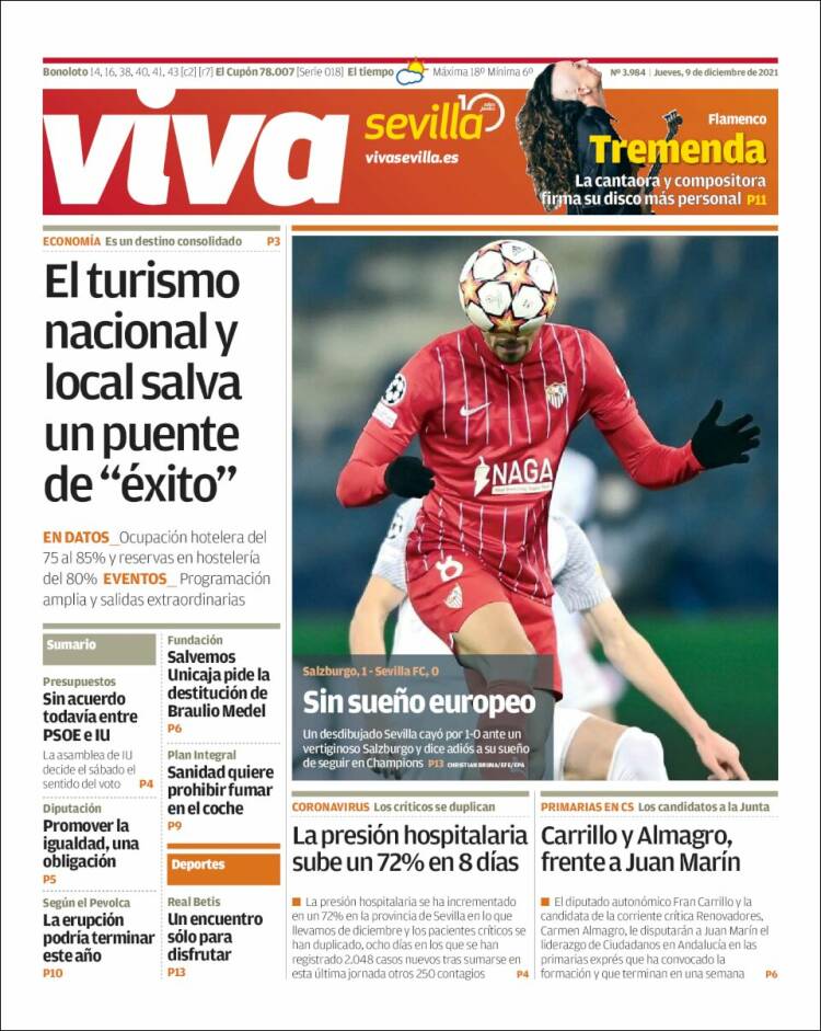 Portada de Viva Sevilla (España)