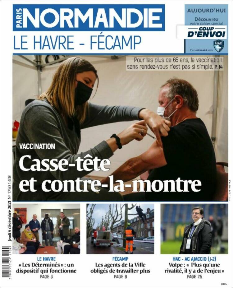 Portada de Le Havre Libre (Francia)