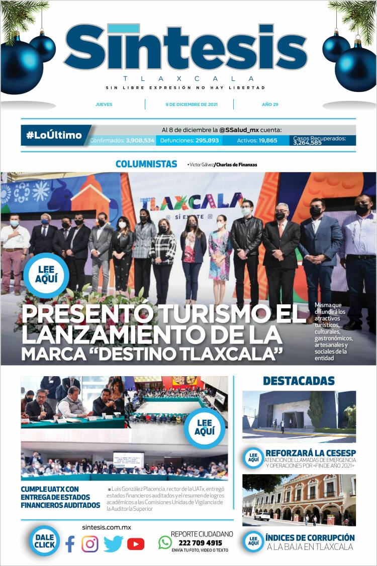 Portada de Síntesis de Tlaxcala (M&eacute;xico)