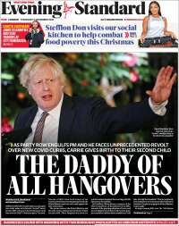 Portada de Evening Standard (Reino Unido)