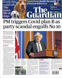 Portada de The Guardian (Reino Unido)